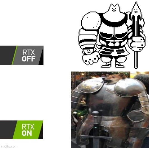 RTX on RTX Greater Dog | image tagged in memes | made w/ Imgflip meme maker