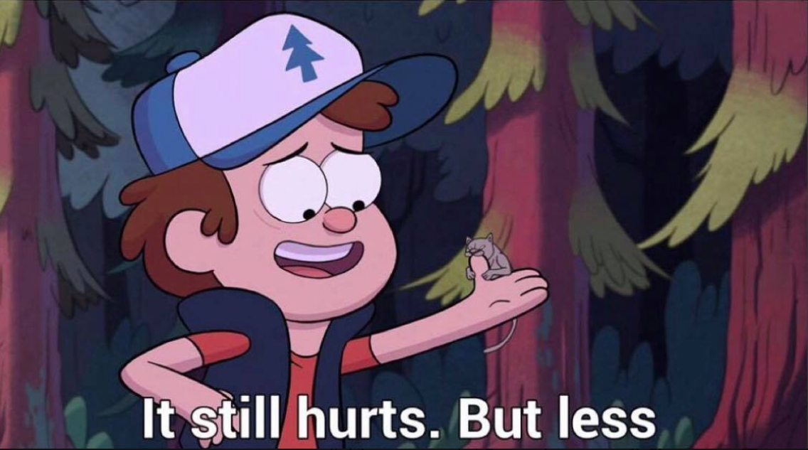 Gravity Falls hurt Blank Meme Template