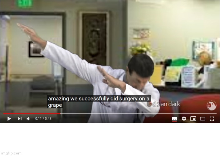 we successfully did surgery on a grape | image tagged in we successfully did surgery on a grape | made w/ Imgflip meme maker