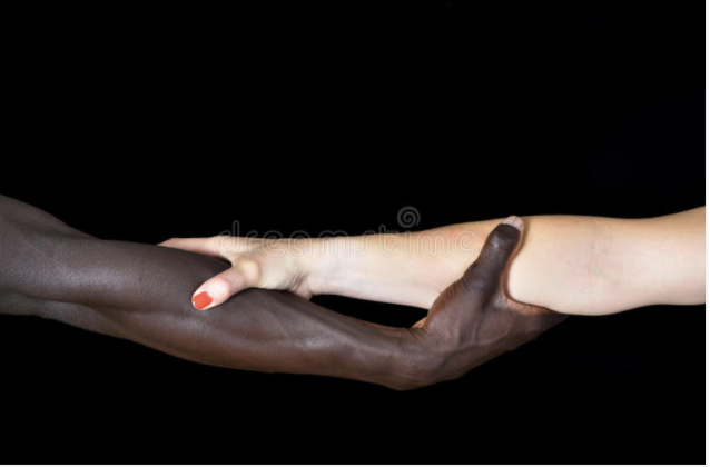 High Quality White and Black hands Blank Meme Template