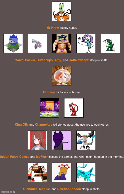 Night 3 part 1 (Olly: did you know that I tried to kill the toads?) | made w/ Imgflip meme maker