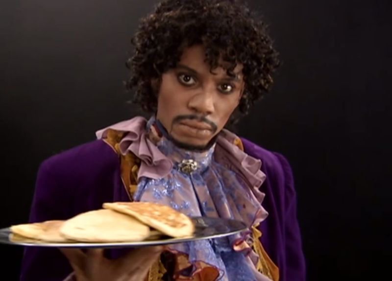 Prince with pancakes Blank Meme Template