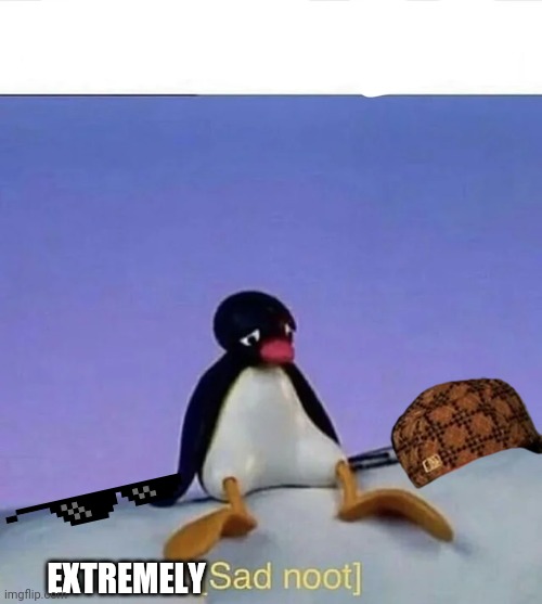 Sad noot | EXTREMELY | image tagged in sad noot | made w/ Imgflip meme maker