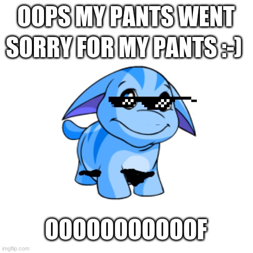 to all the boys: when your mom says go put your pants on | OOPS MY PANTS WENT; SORRY FOR MY PANTS :-); OOOOOOOOOOOF | image tagged in poog | made w/ Imgflip meme maker