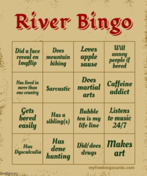 bingo card goes brrr | made w/ Imgflip meme maker
