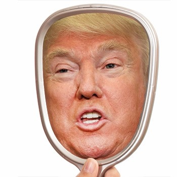 Trump mirror Blank Meme Template