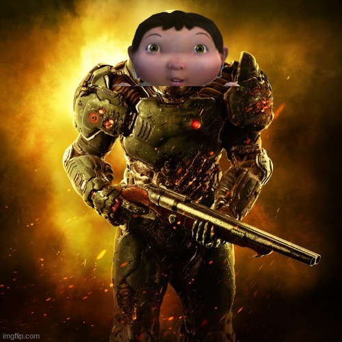 Doom Guy | image tagged in doom guy | made w/ Imgflip meme maker