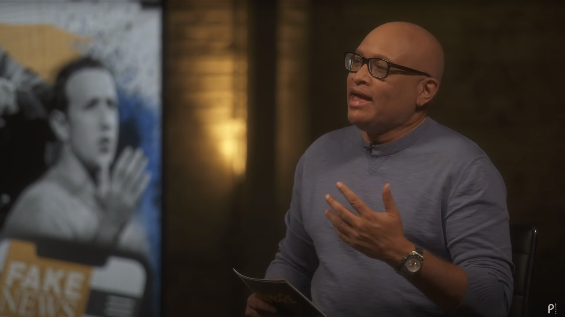 High Quality Larry Wilmore peacock Blank Meme Template