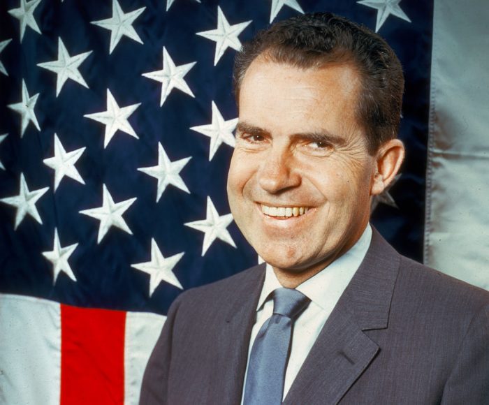 Richard Nixon patriotic Blank Meme Template