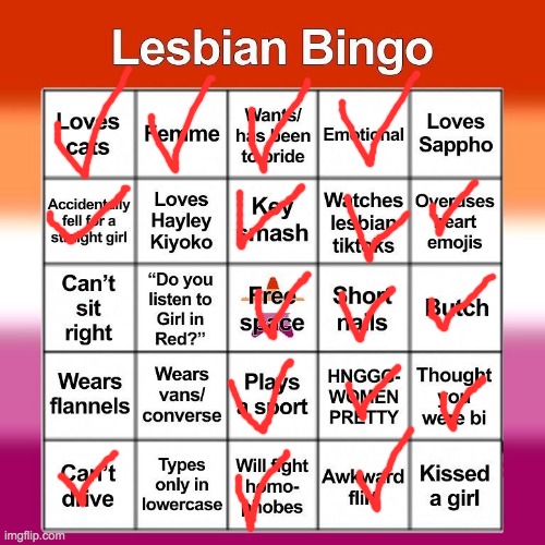 hHhhHh lesbian bingooo | image tagged in lesbian bingo,lesbian | made w/ Imgflip meme maker