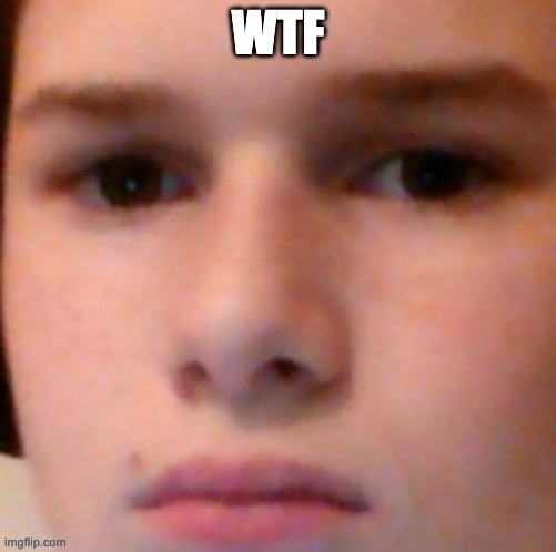 WTF | image tagged in nacl's sad face | made w/ Imgflip meme maker