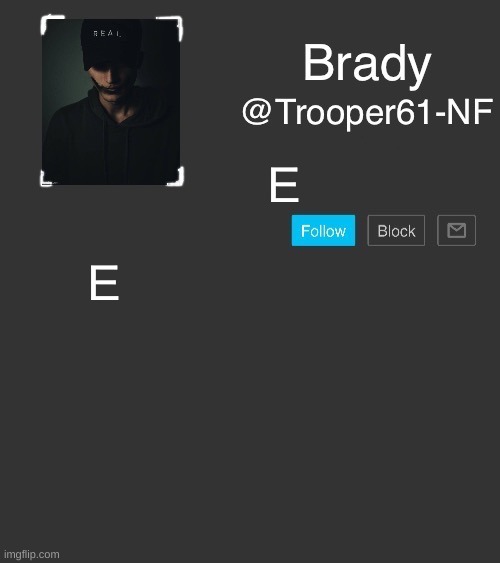 NF template | E; E | image tagged in nf template | made w/ Imgflip meme maker
