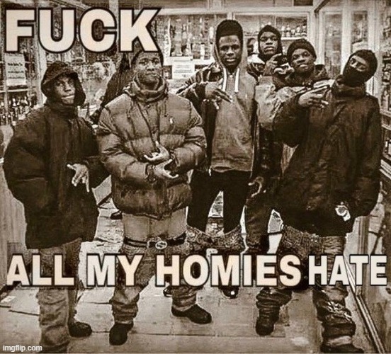 All My Homies Hate | image tagged in all my homies hate | made w/ Imgflip meme maker