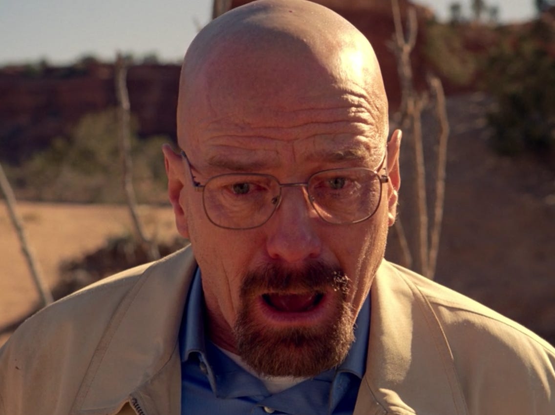 High Quality Walter White Face Blank Meme Template