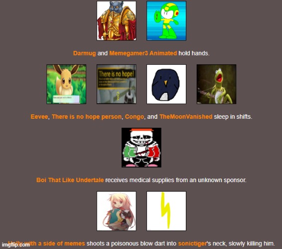 N2 (2) aka I am dead | image tagged in hunger games | made w/ Imgflip meme maker