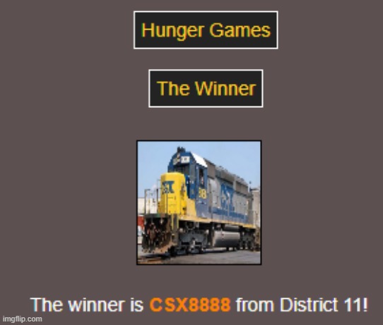 Congrats! | image tagged in hunger games | made w/ Imgflip meme maker