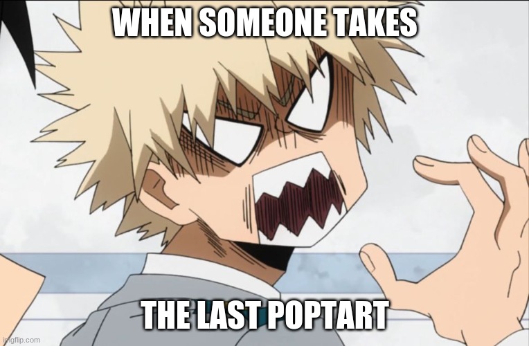WHEN SOMEONE TAKES; THE LAST POPTART | made w/ Imgflip meme maker