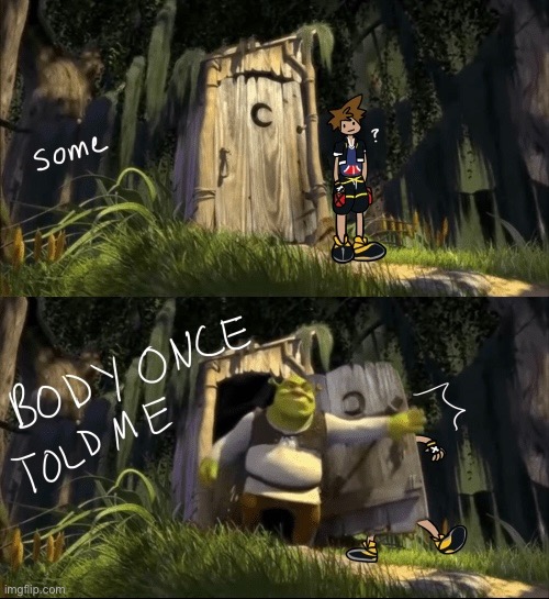 Just going to leave this for kingdom hearts fans | image tagged in shrek,kingdom hearts | made w/ Imgflip meme maker