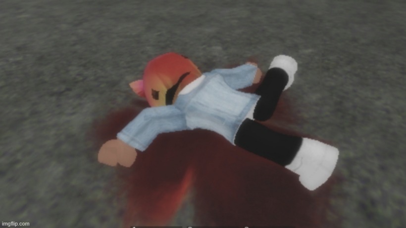 Roblox death body | image tagged in roblox death body | made w/ Imgflip meme maker