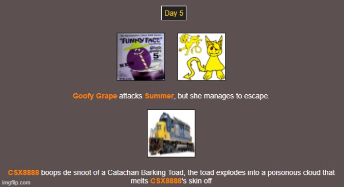 Day 5 | image tagged in hunger games | made w/ Imgflip meme maker