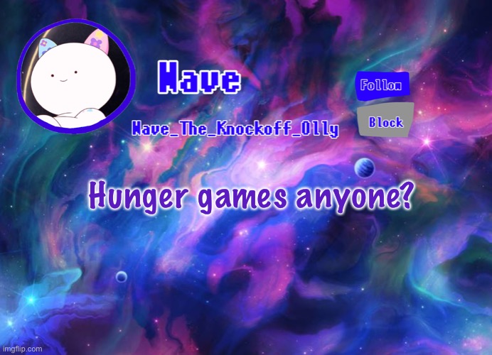 plent/plant you cannot participate  | Hunger games anyone? | made w/ Imgflip meme maker