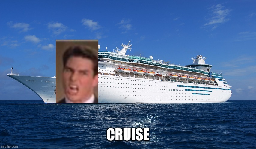 Cruise Ship | CRUISE | image tagged in cruise ship | made w/ Imgflip meme maker