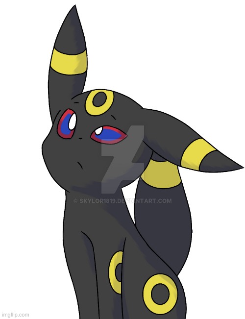 Confused Umbreon | image tagged in confused umbreon | made w/ Imgflip meme maker