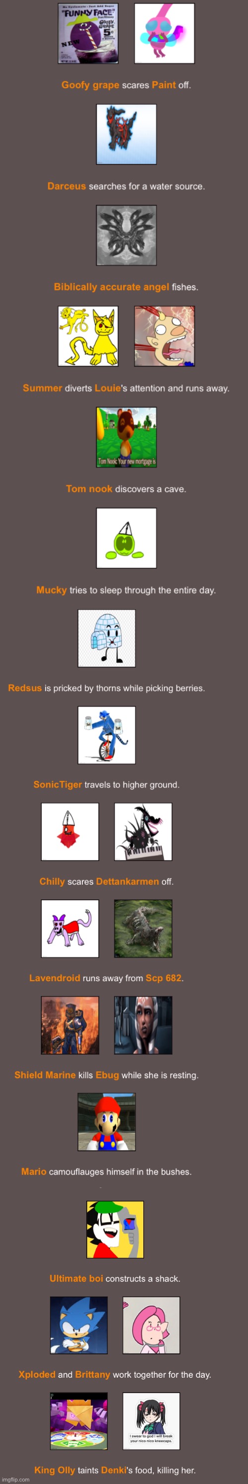 Day 1 (Olly might win sadly | made w/ Imgflip meme maker