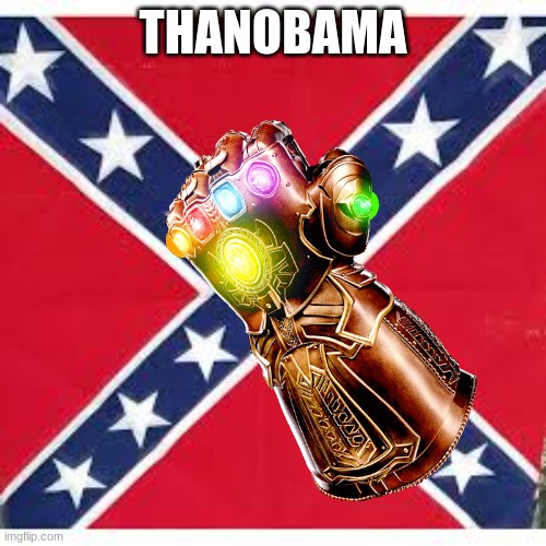 THANOBAMA | image tagged in funny,thanos | made w/ Imgflip meme maker