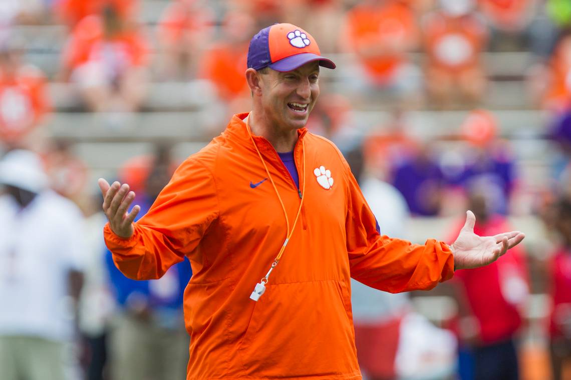 High Quality Dabo Swinney-01 Blank Meme Template