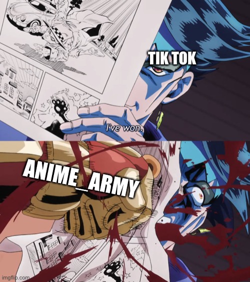 Rohan get punched | TIK TOK ANIME_ARMY | image tagged in rohan get punched | made w/ Imgflip meme maker