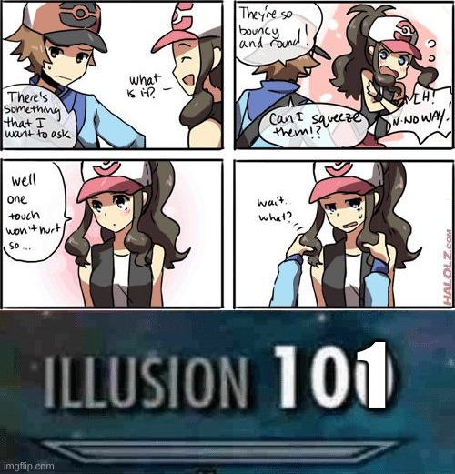 Illusion | 1 | image tagged in illusion 100 | made w/ Imgflip meme maker