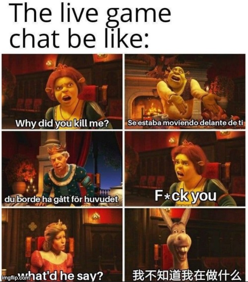 Chat in games | image tagged in live chat,gaming | made w/ Imgflip meme maker