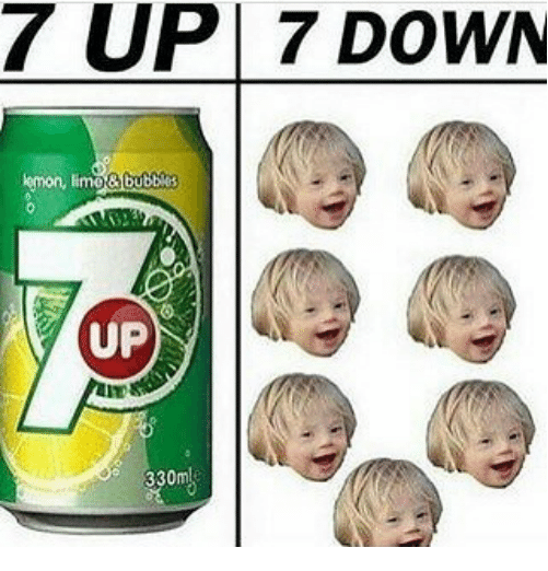 High Quality 7 up 7 down Blank Meme Template