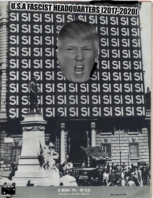 fascist Headquarters | U.S.A FASCIST HEADQUARTERS [2017-2020] | image tagged in fascist headquarters | made w/ Imgflip meme maker