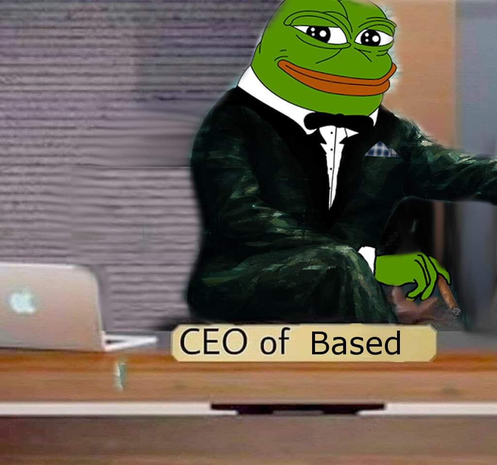 CEO of Based Blank Meme Template