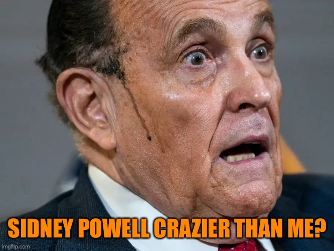 SIDNEY POWELL CRAZIER THAN ME? | made w/ Imgflip meme maker