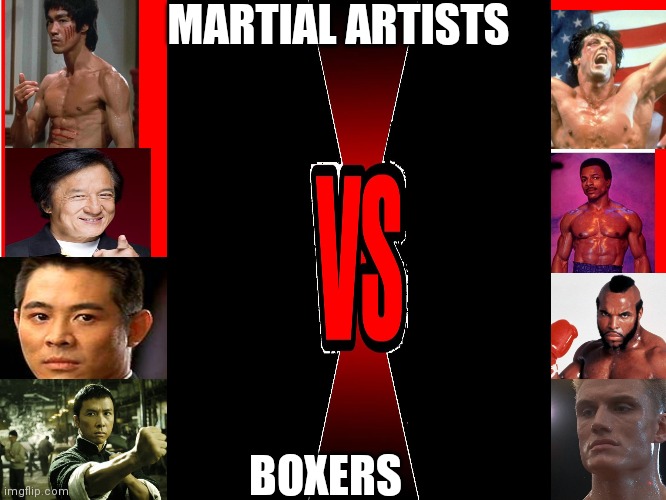 Martial Artists Vs. Boxers |  MARTIAL ARTISTS; BOXERS | image tagged in this is fine | made w/ Imgflip meme maker