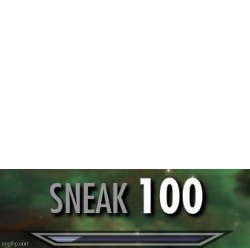 Sneak 100 | image tagged in sneak 100 | made w/ Imgflip meme maker