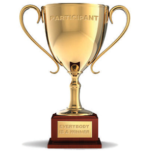 High Quality Participant Trophy Blank Meme Template