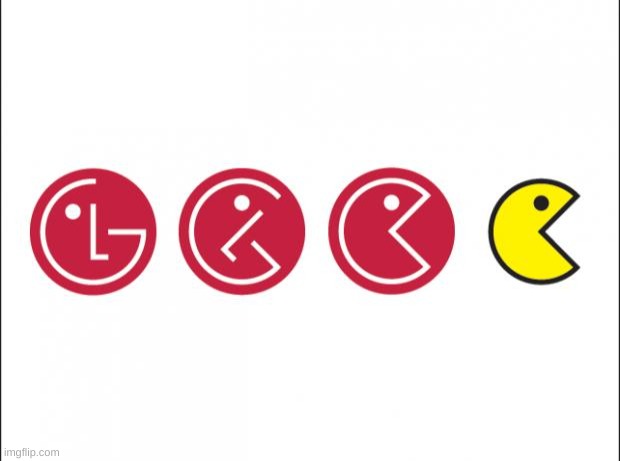 LG Pac-Man | image tagged in lg pac-man | made w/ Imgflip meme maker