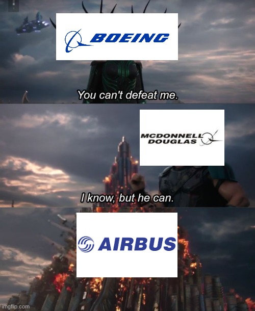 You can't defeat me | image tagged in you can't defeat me,boeing,airplanes | made w/ Imgflip meme maker