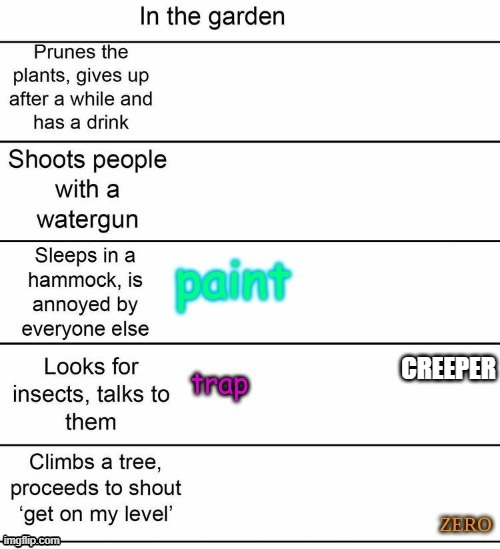 hello mr beetle, sup? | CREEPER | made w/ Imgflip meme maker