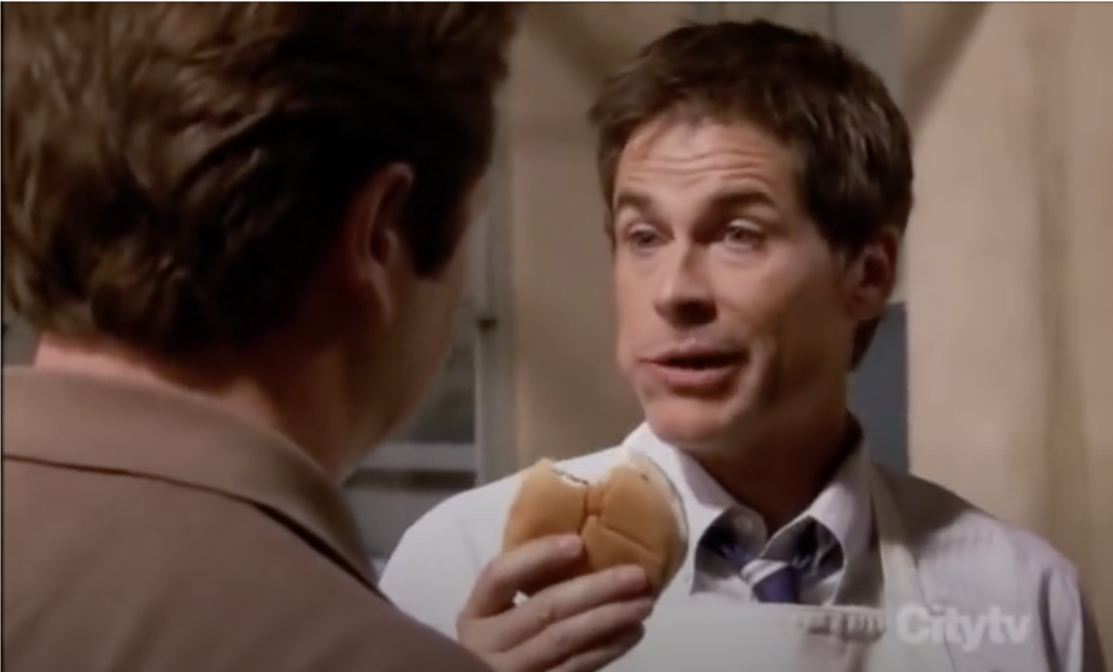 High Quality chris traeger this is better burger Blank Meme Template