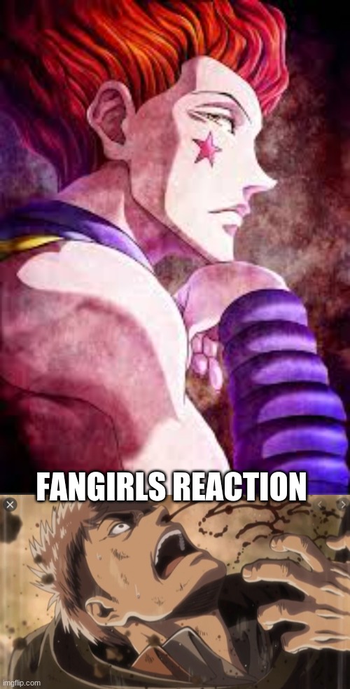 oH tO bE gOn | FANGIRLS REACTION | image tagged in hisoka | made w/ Imgflip meme maker