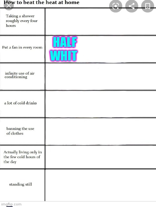 HALF WHIT | made w/ Imgflip meme maker