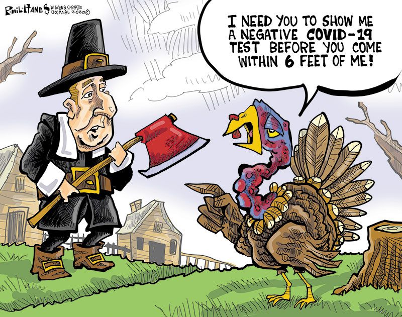 Thanksgiving turkey Covid-19 Blank Meme Template