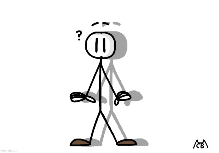So I drew Henry Stickmin on a whiteboard (that has been raided), and I liked it to the point I drew him again but on IbisPaint. | made w/ Imgflip meme maker