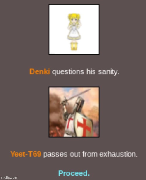 n3, final and denki has an existential crisis | made w/ Imgflip meme maker