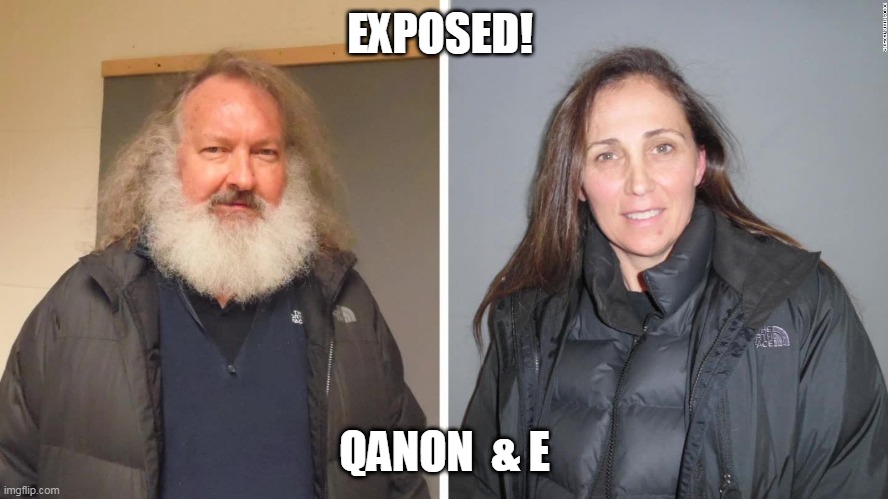 EXPOSED! QANON  & E | image tagged in q and e | made w/ Imgflip meme maker
